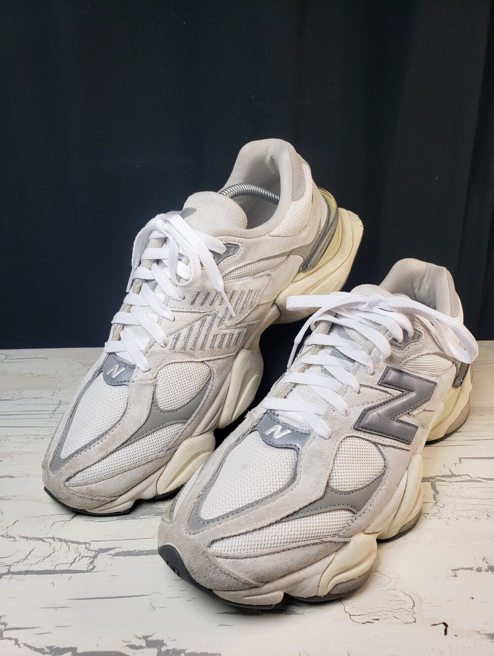 New Balance 9060 Sneakers in Off White/ Gray - Men's size 12